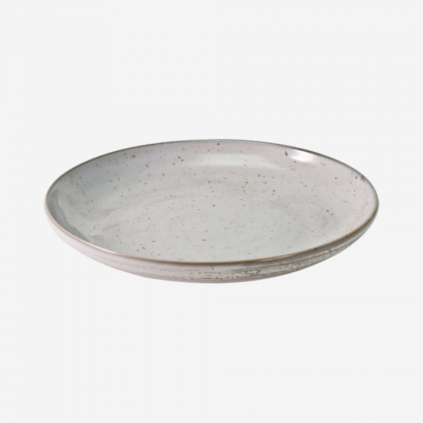 Iroyu Grey Unofu Dinner Plate