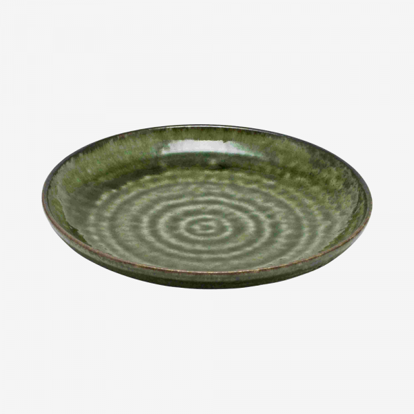 IROYU Green Dinner Plate