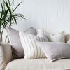 Sea Spray Cushion | Silver Grey/White - Image 3