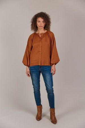 Laax Button Blouse Hazel