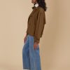 Freya Crop Trench Toffee