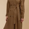 Freya Trench Coat Toffee