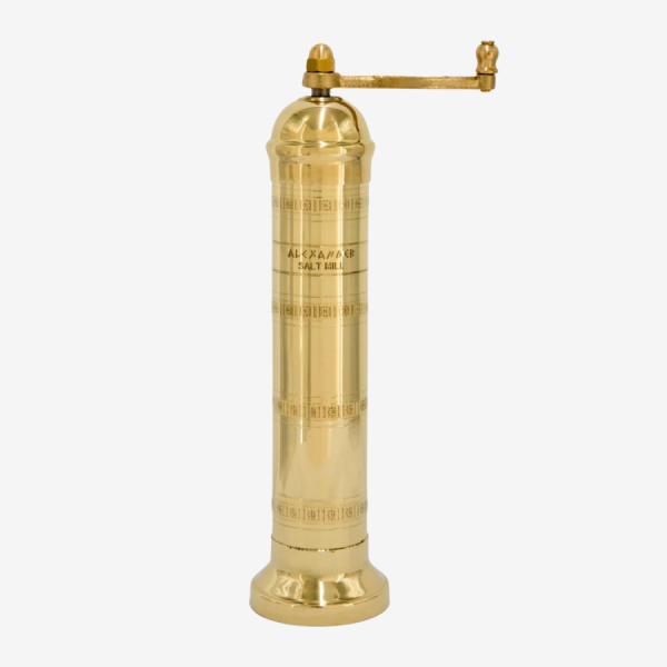 Handcrafted Alexander Brass Salt Mill