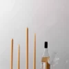 Eco Tapered Candle 25cm Set of 4 Gold - Image 2