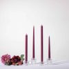 Eco Tapered Candle 25cm Set of 4 Plum - Image 2