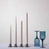 Eco Tapered Candle 25cm Set of 4 Stone - Image 2