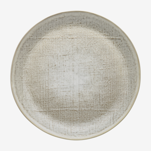 Linen Serving Platter 33cm Birch