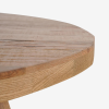 Freya Round Reclaimed Elm Coffee Table - Image 2