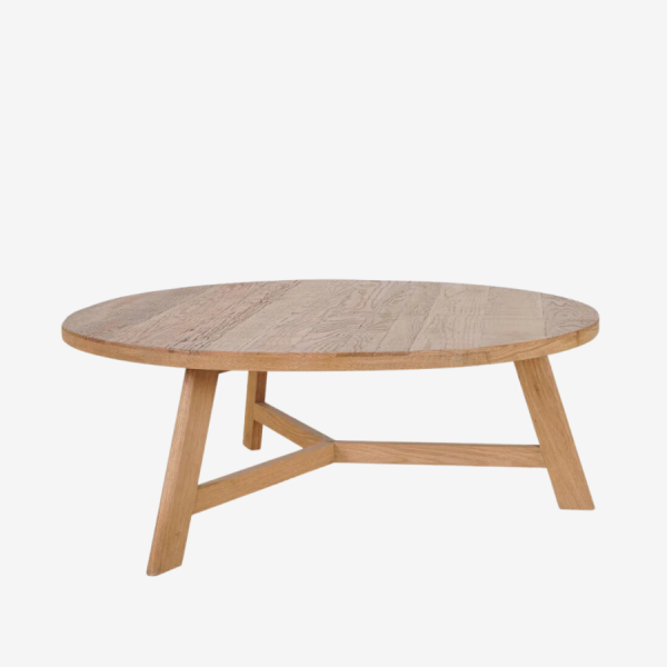 Freya Round Reclaimed Elm Coffee Table