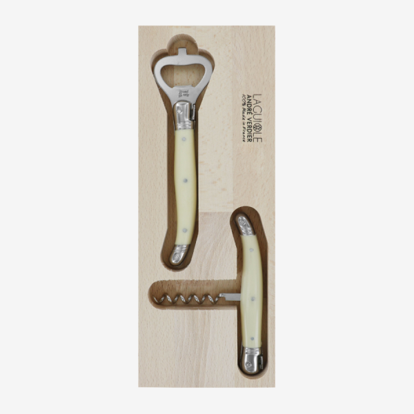 Laguiole Apero Set 2pc Corkscrew and Bottle Opener