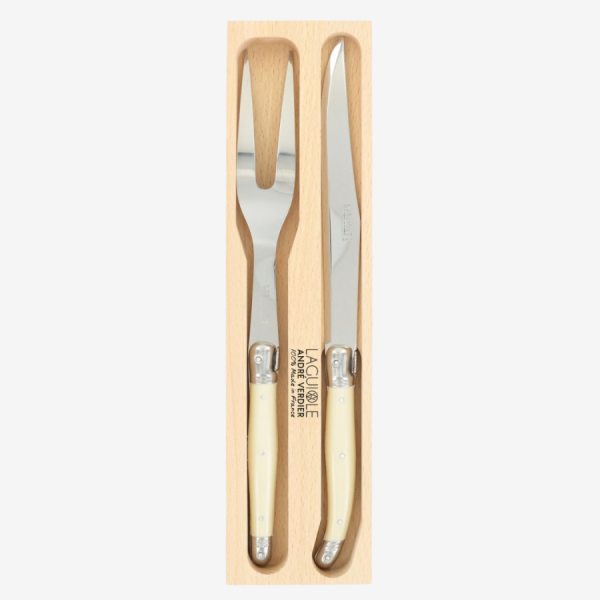 Laguiole Carving Set Ivory