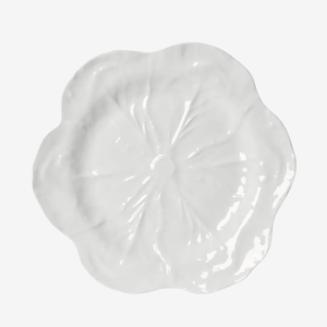 Melamine Cabbage Leaf Round Platter