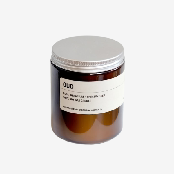 Posie 250g Amber Jar Soy Candle - OUD