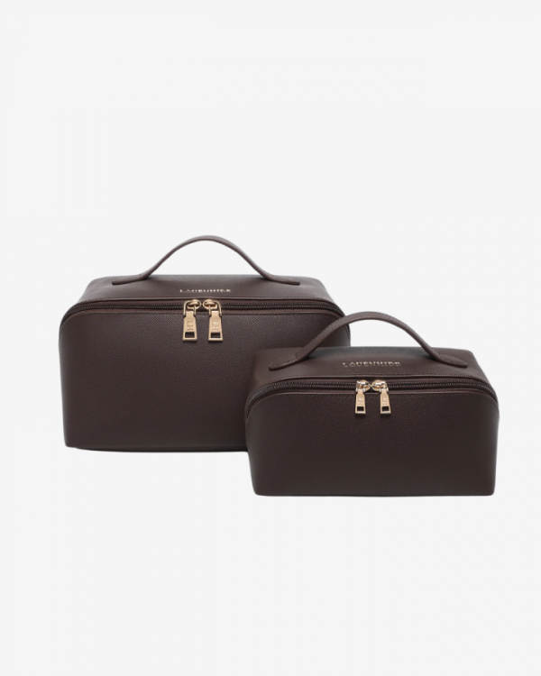 Orion Ellis Cosmetic Bag Set Chocolate