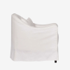 Ville Slip Covered Armchair White - Image 2